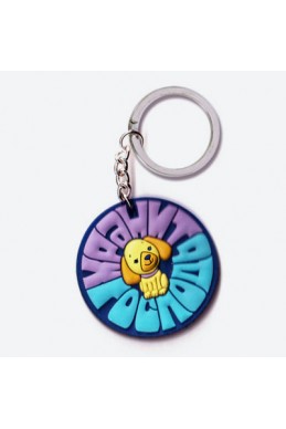 Христианский двухсторонний резиновый брелок "Хранит Господь"